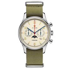 Load image into Gallery viewer, New Arrival  | Seagull 1963 40mm |  ST1654 Movement | Moon Phase Automatic Chronograph Watch