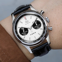 Load image into Gallery viewer, Seagull 1963|HKED 40mm|White Panda Dial |Sapphire Glass Pilot Chronograph Watch