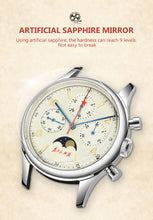 Load image into Gallery viewer, Seagull 1963 40mm | ST1908 Movement | Chronograph with Moonphase and Date | Sapphire Glass Watch