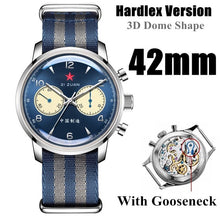 Load image into Gallery viewer, Seagull 1963|42mm|Blue Panda Dial|Hardlex|Chronograph Watch