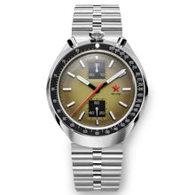 Load image into Gallery viewer, Red Star Bullhead Mechanical Chronograph Watch with Blue Dial Original Seagull 1963 ST1901 Movement