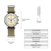 Load image into Gallery viewer, Seagull 1963|38mm| Sapphire Glass|Luminious Edition|Chronograph Watch