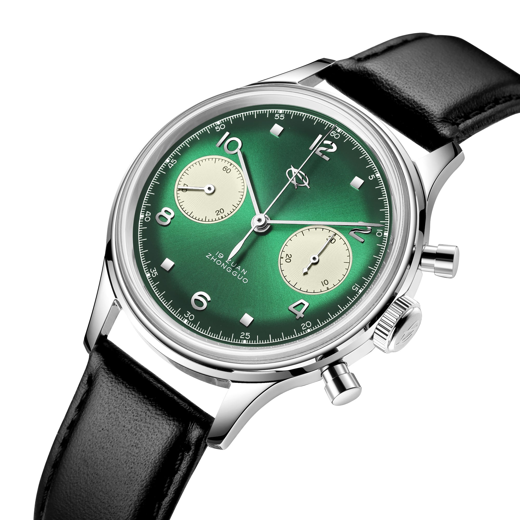 Seagull 1963 38mm|HKED ED 63 Green Panda Dial|Sapphire or