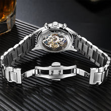 Load image into Gallery viewer, Seagull 1963|40mm|White Panda Dial | Silver Stainless Steel Strap|Sapphire Glass Pilot Chronograph Watch