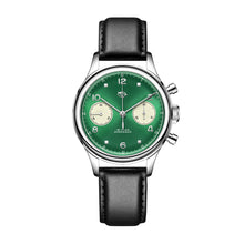 Load image into Gallery viewer, Seagull 1963 38mm|HKED ED 63 Green Panda Dial|Sapphire or Acrylic Glass|Chronograph Watch