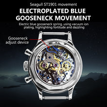 Load image into Gallery viewer, Seagull 1963|38mm Grey Panda Dial|Sapphire Crystal|Acrylic Glass|Chronograph