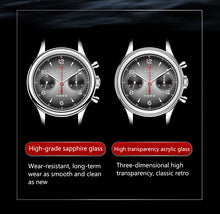 Load image into Gallery viewer, Seagull 1963|38mm Grey Panda Dial|Sapphire Crystal|Acrylic Glass|Chronograph