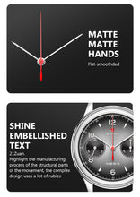 Load image into Gallery viewer, Seagull 1963|38mm Grey Panda Dial|Sapphire Crystal|Acrylic Glass|Chronograph