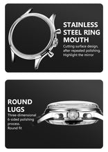 Load image into Gallery viewer, Seagull 1963|38mm Grey Panda Dial|Sapphire Crystal|Acrylic Glass|Chronograph