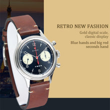 Load image into Gallery viewer, Seagull 1963|38mm Blue Panda Dial|Sapphire Crystal|Acrylic Glass|Chronograph