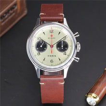 Load image into Gallery viewer, Seagull 1963|38mm Ivory White Panda Dial|Sapphire Crystal|Acrylic Glass|Chronograph