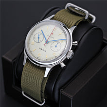 Load image into Gallery viewer, Seagull 1963|38mm|Sapphire Glass|21 Zuan Pilot Chronograph Watch
