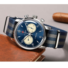 Load image into Gallery viewer, Seagull 1963|42mm|Blue Panda Dial|Sapphire Glass Crystal|Chronograph Watch