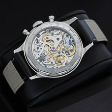 Load image into Gallery viewer, Seagull 1963 38mm|HKED ED63 Blue Panda Dial|Sapphire or Acrylic Glass|Chronograph Watch