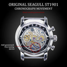 Load image into Gallery viewer, Seagull 1963|42mm|White Dial|Sapphire Crystal or Hardlex|Chronograph Watch