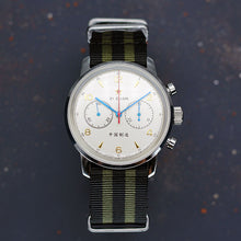 Load image into Gallery viewer, Seagull 1963 42mm Goldtone Dial Airforce Chronograph Watch with Swan Neck Regulation