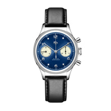 Load image into Gallery viewer, Seagull 1963 38mm|HKED ED63 Blue Panda Dial|Sapphire or Acrylic Glass|Chronograph Watch
