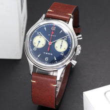 Load image into Gallery viewer, Seagull 1963|38mm Blue Panda Dial|Sapphire Crystal|Acrylic Glass|Chronograph