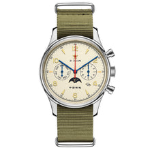 Load image into Gallery viewer, New Arrival  | Seagull 1963 40mm |  ST1654 Movement | Moon Phase Automatic Chronograph Watch
