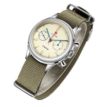Load image into Gallery viewer, Seagull 1963｜40mm｜Sapphire Glass｜Silver Stainless Steel Strap｜Pilot Chronograph Watch
