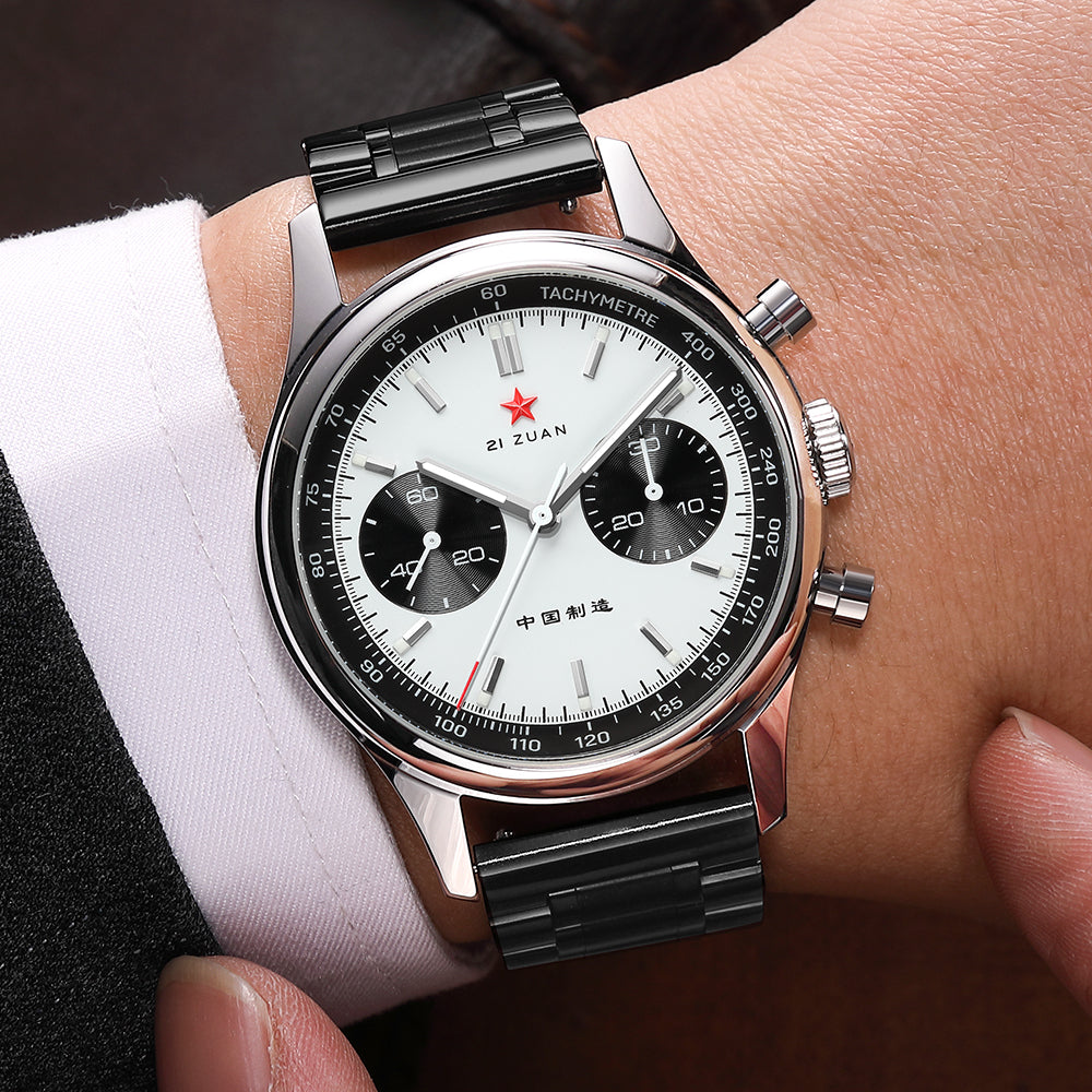 Seagull 1963|40mm Sapphire Glass Panda Dial | Black Seagull 1963|40mm Sapphire Glass Panda Dial | Black