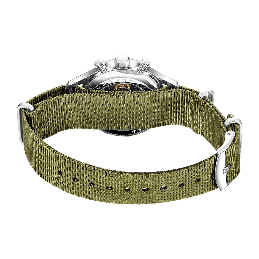 Seagull 1963 38mm Sapphire Glass Chronograph Watch ST1901