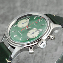 Load image into Gallery viewer, Seagull 1963｜38mm Green Panda Dial｜Sapphire Crystal｜Acrylic Glass｜Chronograph
