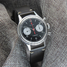 Load image into Gallery viewer, Seagull 1963｜38mm Black Panda Dial｜Sapphire Crystal｜Acrylic Glass｜Chronograph
